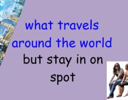 What Travels Around the World But Stays in One Spot?